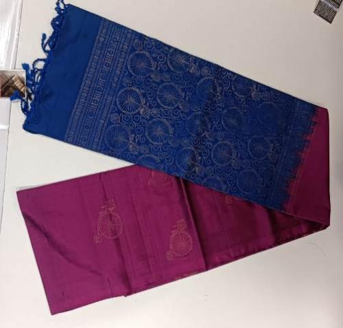 SOFT SILK SAREE WITH BLOUSE